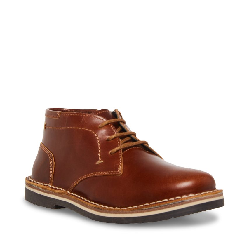 Botas Chukka Steve Madden Bharkeen Cuero Niños Marrones | ES MA4603